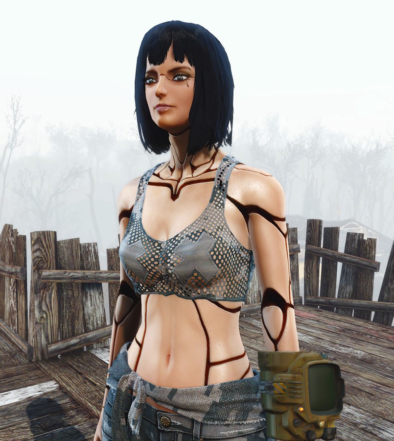 《辐射4》女性机械身体材质类MOD