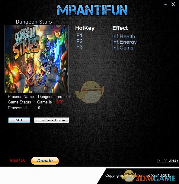 《地牢之星》v2018.08.25三项修改器[MrAntiFun]