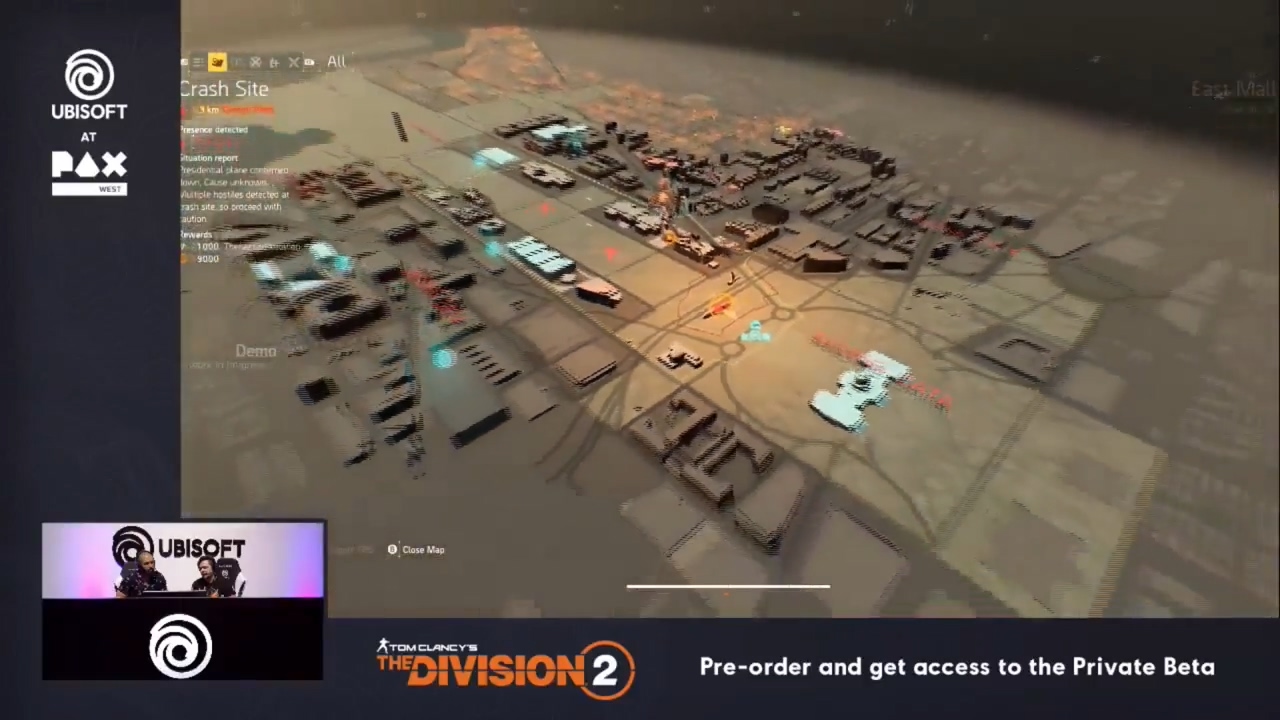 《全境封锁2》新演示发布 装备菜单和地图展示