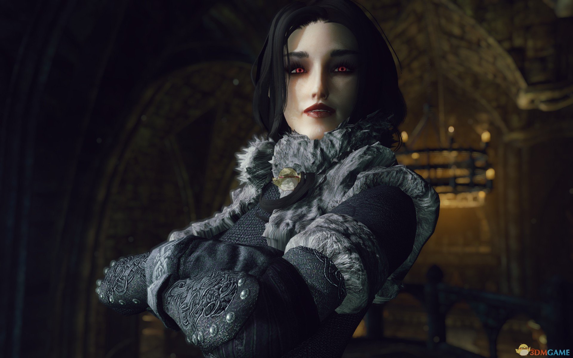 《上古卷轴5：天际》Syvanna女性吸血鬼随从MOD