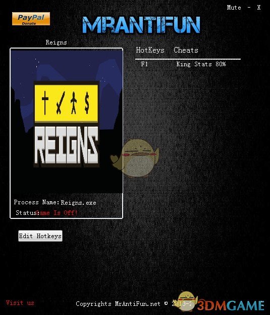 《王权》v2017.01.17无限统计修改器[MrAntiFun]