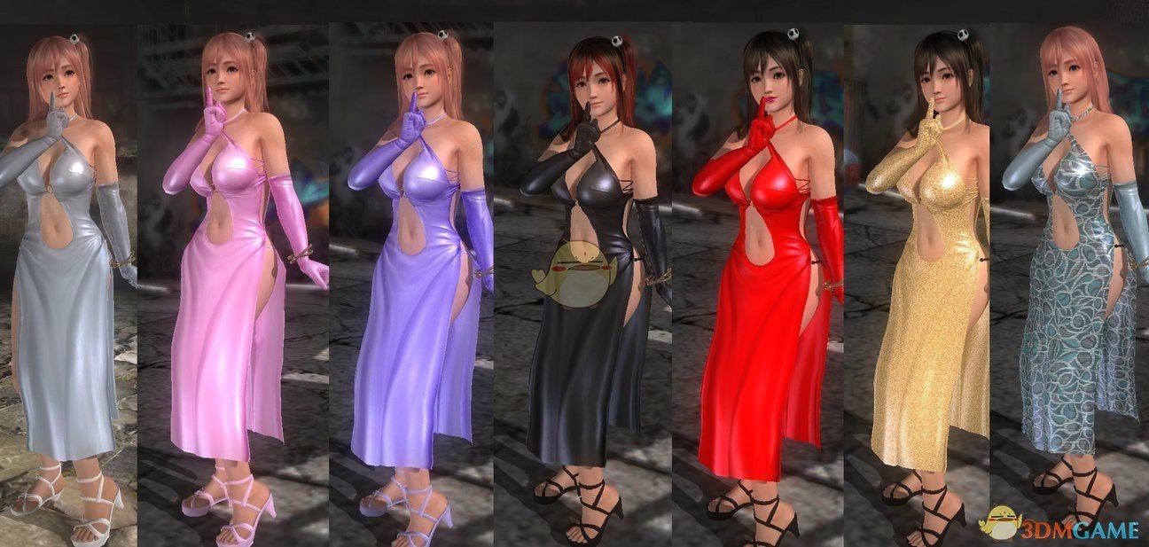 《死或生5：最后一战》HONOKA皮质性感连衣裙MOD