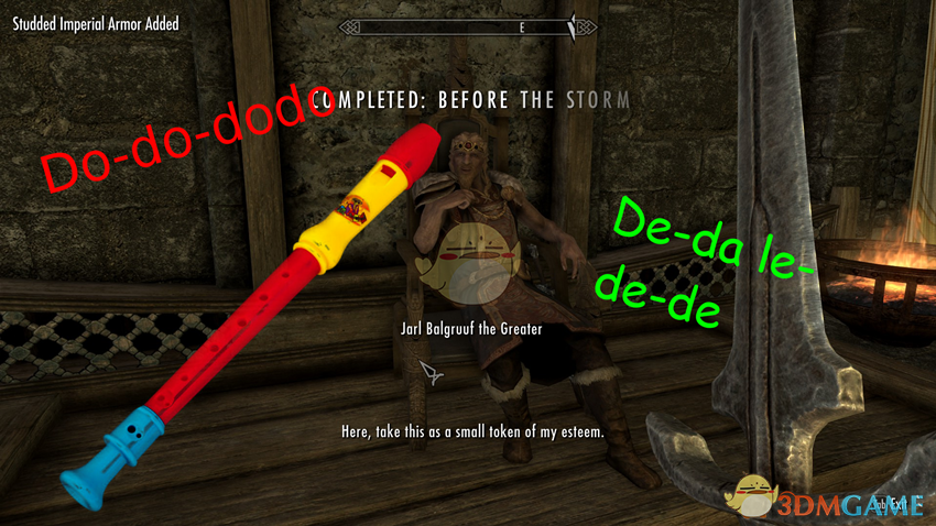 《上古卷轴5：天际》更改任务完成提示音MOD