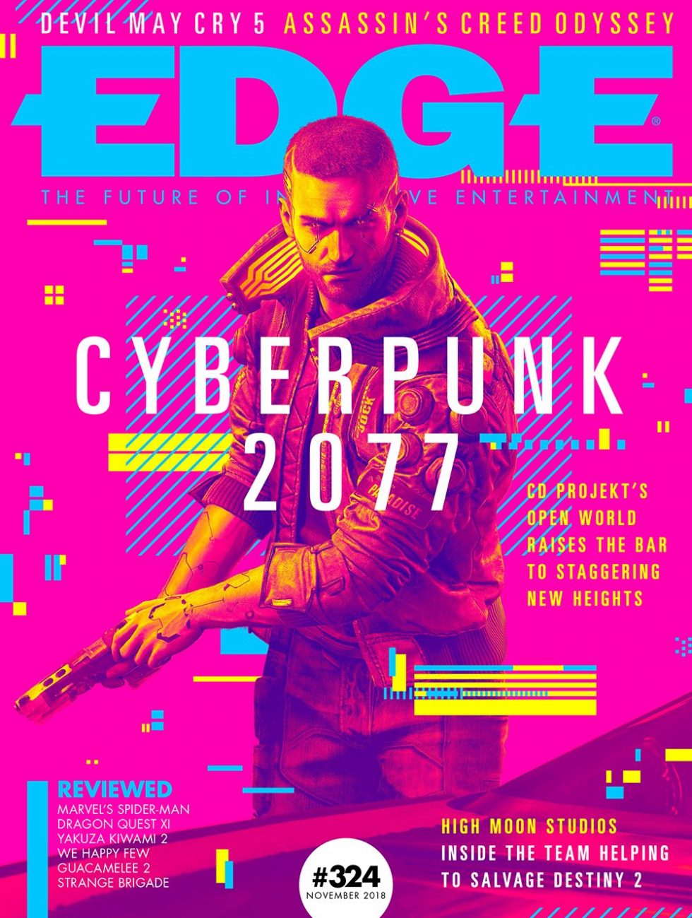 《赛博朋克2077》“霸屏”11月游戏杂志 独家内容即将曝光