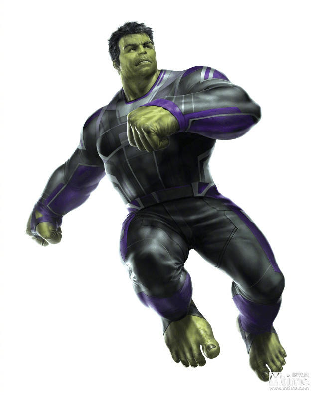 《复仇者联盟4》官方角色造型照曝光 绿巨人竟然穿上了制服