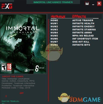 《众神：解放》v1.0八项修改器[FUTUREX]