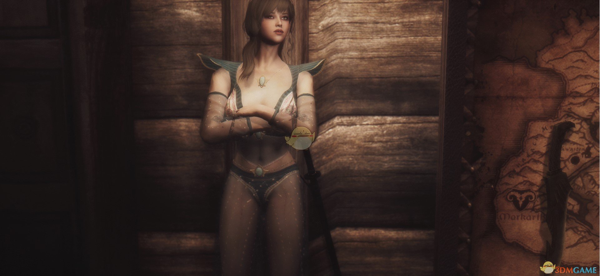 《上古卷轴5：天际》Jocelyn Davenport女性战士随从MOD