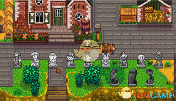 《星露谷物语》任天堂雕像稻草人MOD