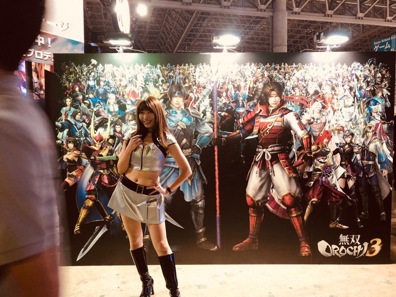 TGS 2018展会现场Showgirl图赏 青春靓丽的爆乳妹子