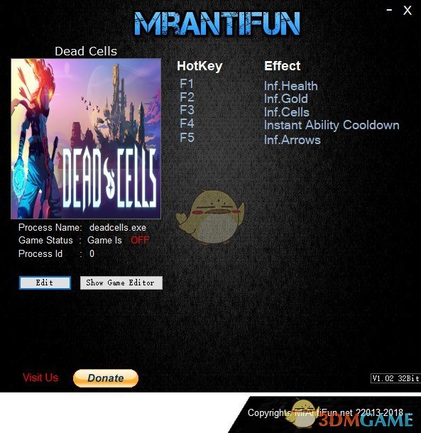 《死亡细胞》v2018.09.20五项修改器[MrAntiFun]