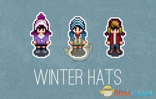 《星露谷物语》季节性的帽子MOD