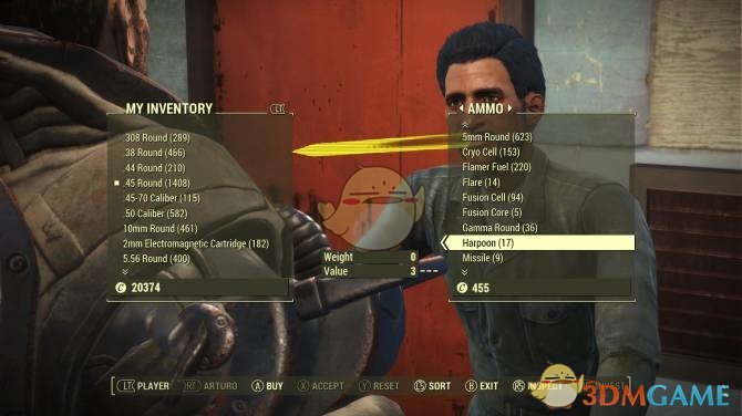 《辐射4》联邦商人销售DLC子弹MOD