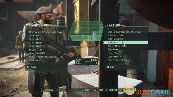 《辐射4》联邦商人销售DLC子弹MOD