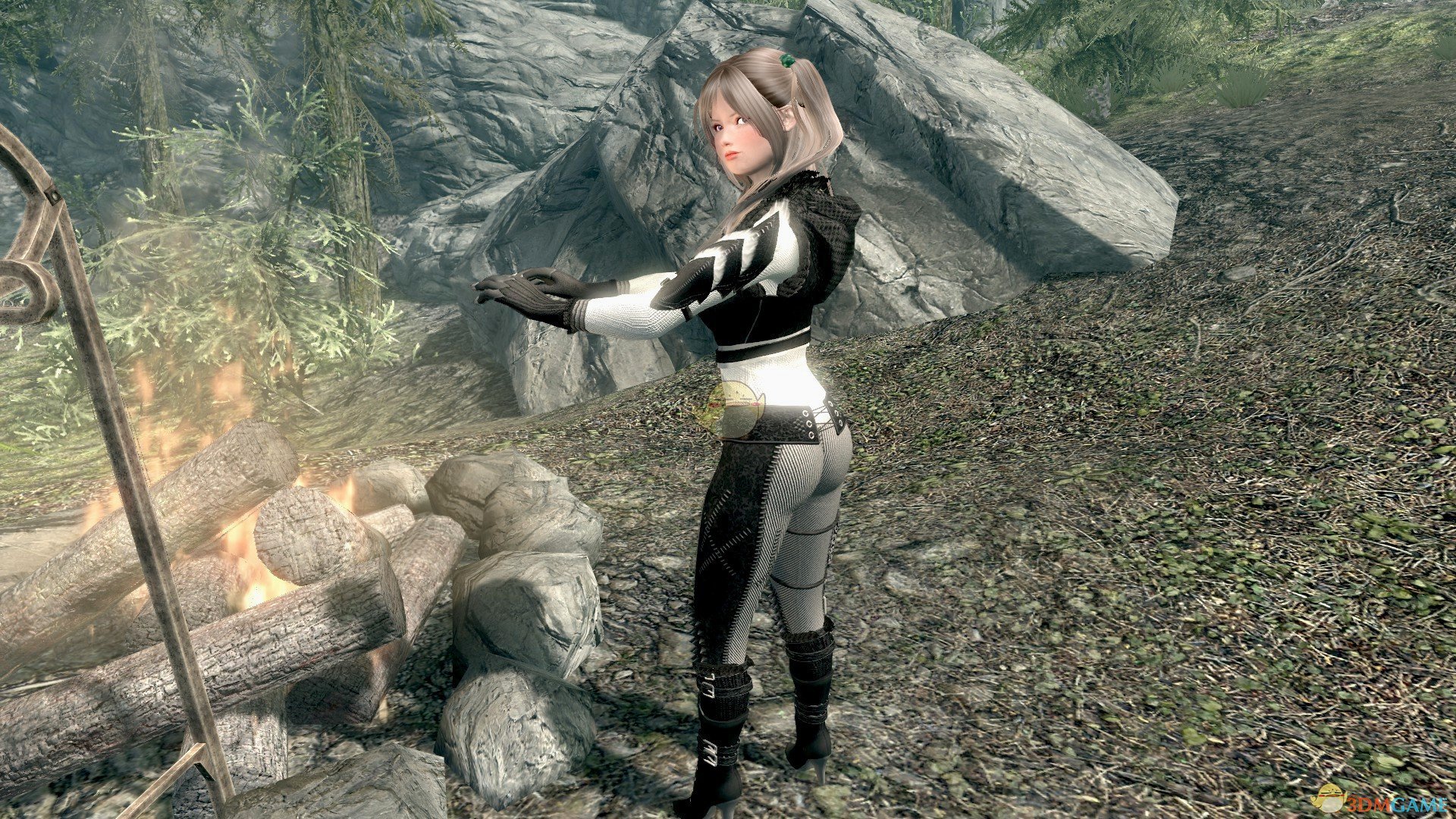 《上古卷轴5：天际》双马尾可爱萝莉随从MOD