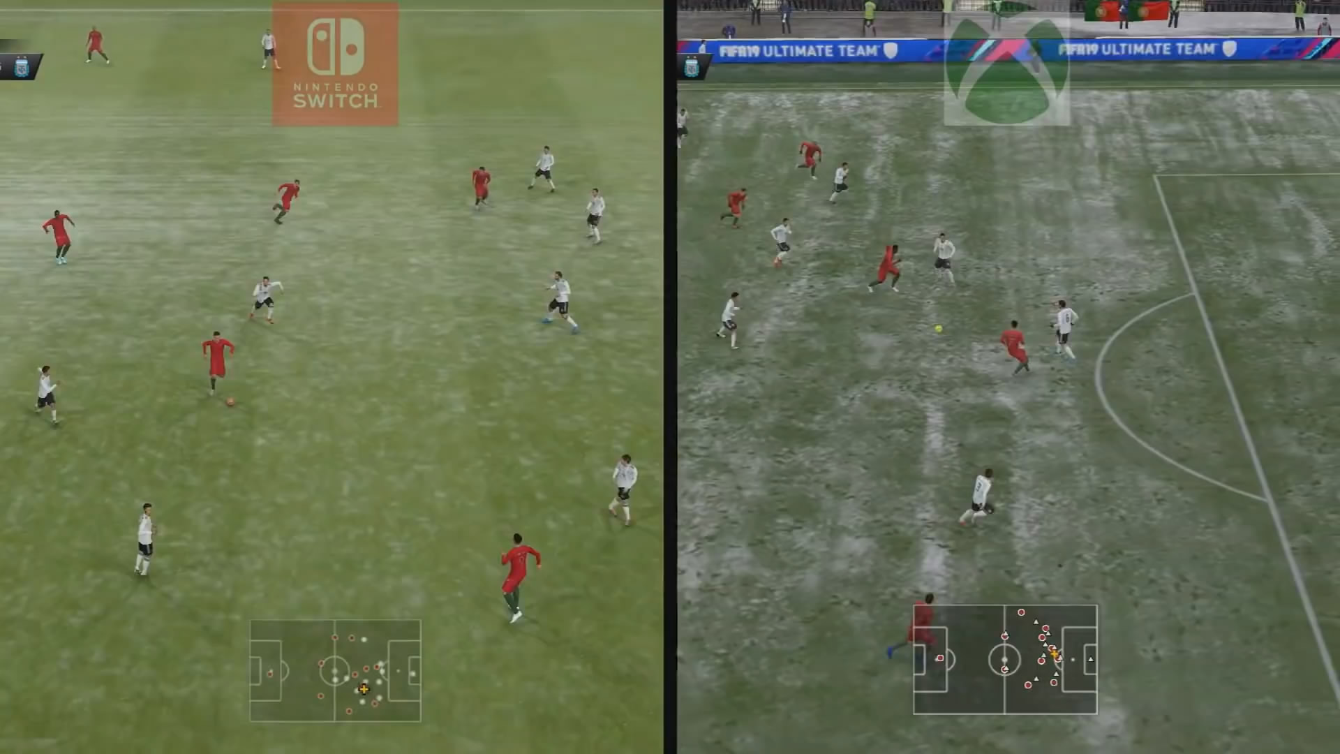 《FIFA 19》XboxOne与Switch版画面对比 谁更强大?