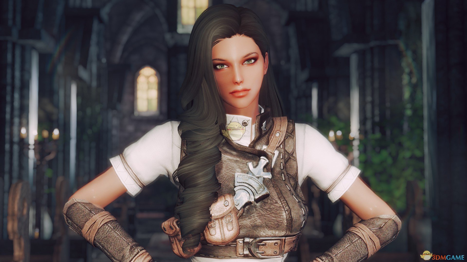 《上古卷轴5：天际》Vanna黑发性感女性随从MOD