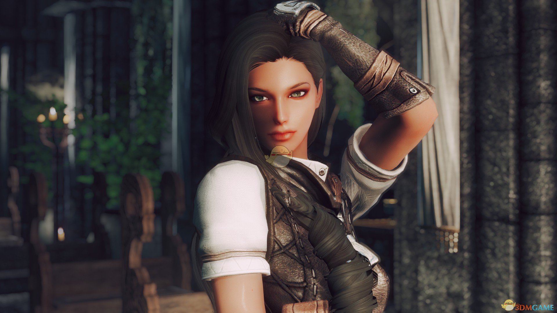 《上古卷轴5：天际》Vanna黑发性感女性随从MOD