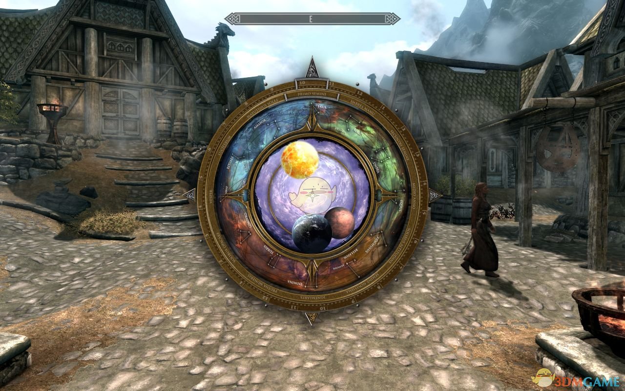 《上古卷轴5：天际》在游戏中显示时间MOD