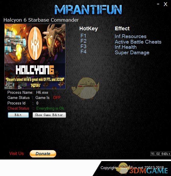 《翡翠6：基地指挥官》v1.4.3.6四项修改器[MrAntiFun]