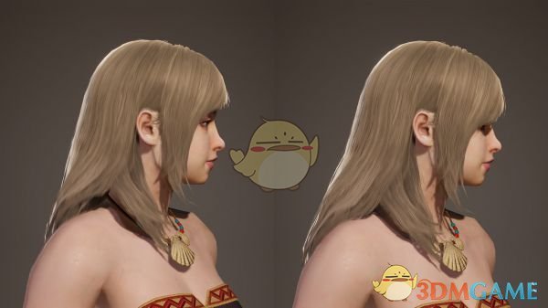 《怪物猎人：世界》可爱的长直发MOD