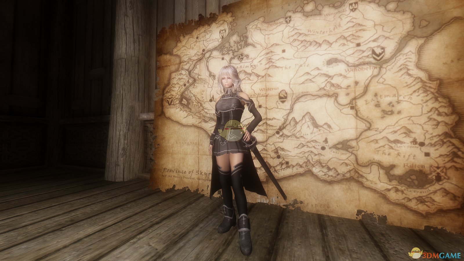 《上古卷轴5：天际》刀剑神域亚丝娜服装武器MOD