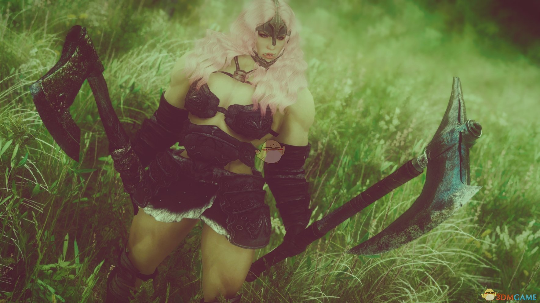 《上古卷轴5：天际》独特肌肉型大块头女性随从MOD