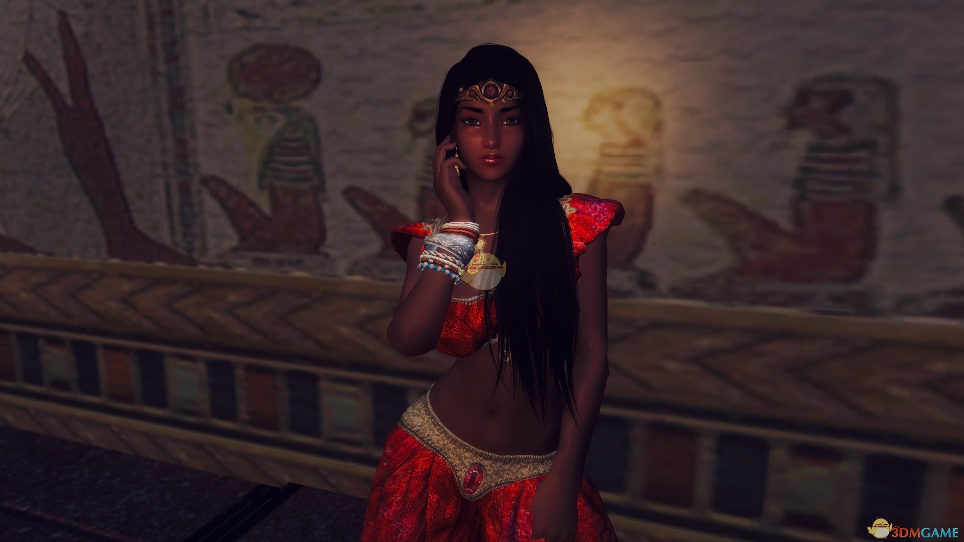 《上古卷轴5：天际》Jasmine阿拉伯风格美女随从MOD