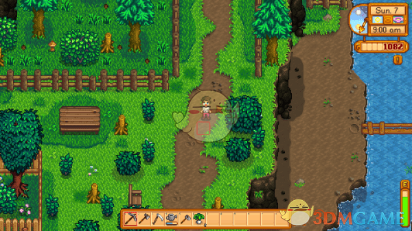 《星露谷物语》颜色更深的土壤和峭壁MOD