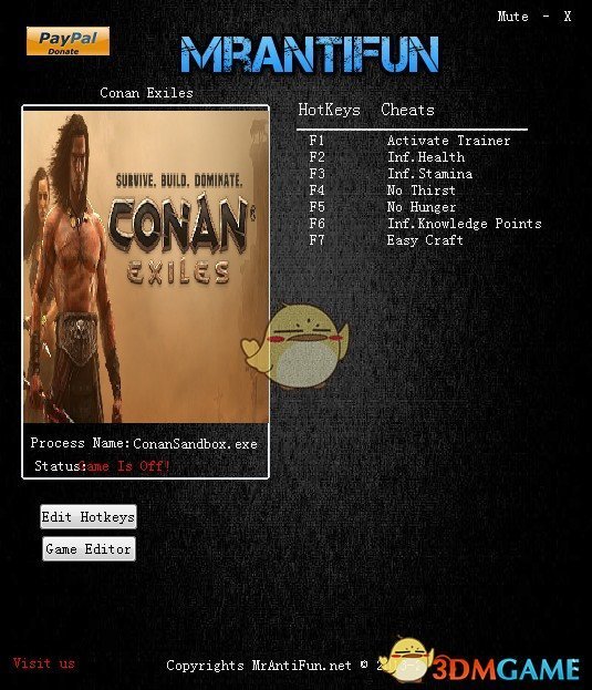 《流放者柯南》v2018.10.14十五项修改器[MrAntiFun]