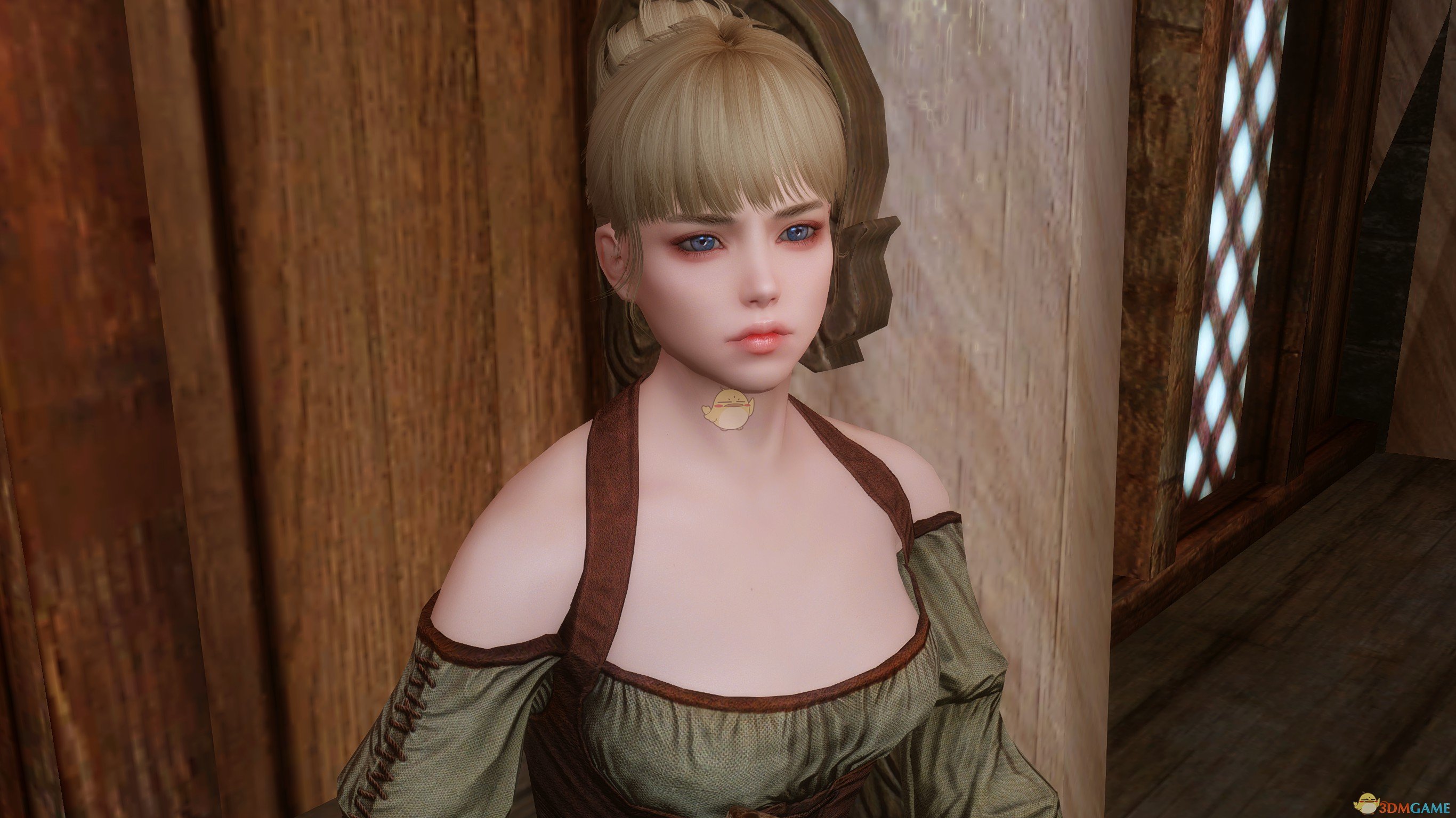 《上古卷轴5：天际》Hilda西瓜头可爱女性随从MOD