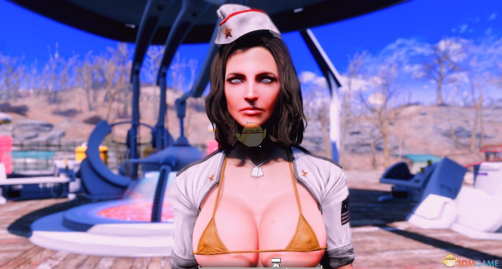 《辐射4》性感的招贴画女郎套装MOD