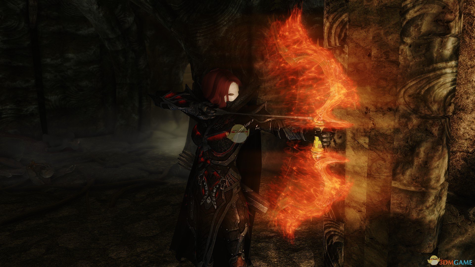 《上古卷轴5：天际》帅气火焰弓箭MOD