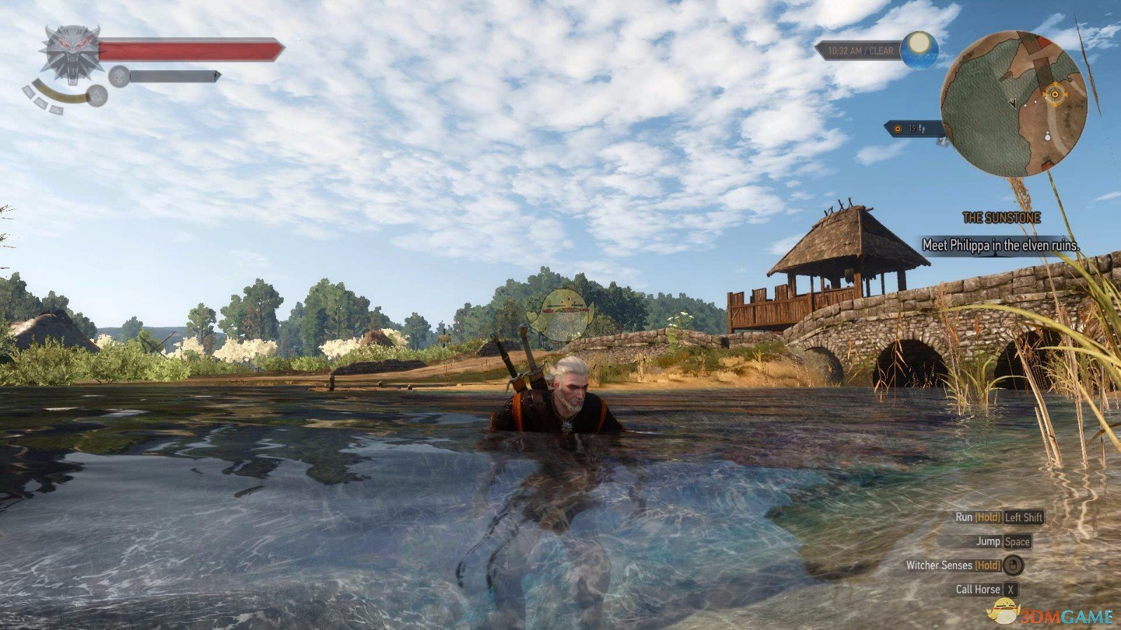 《巫师3：狂猎》浅水区跳跃MOD