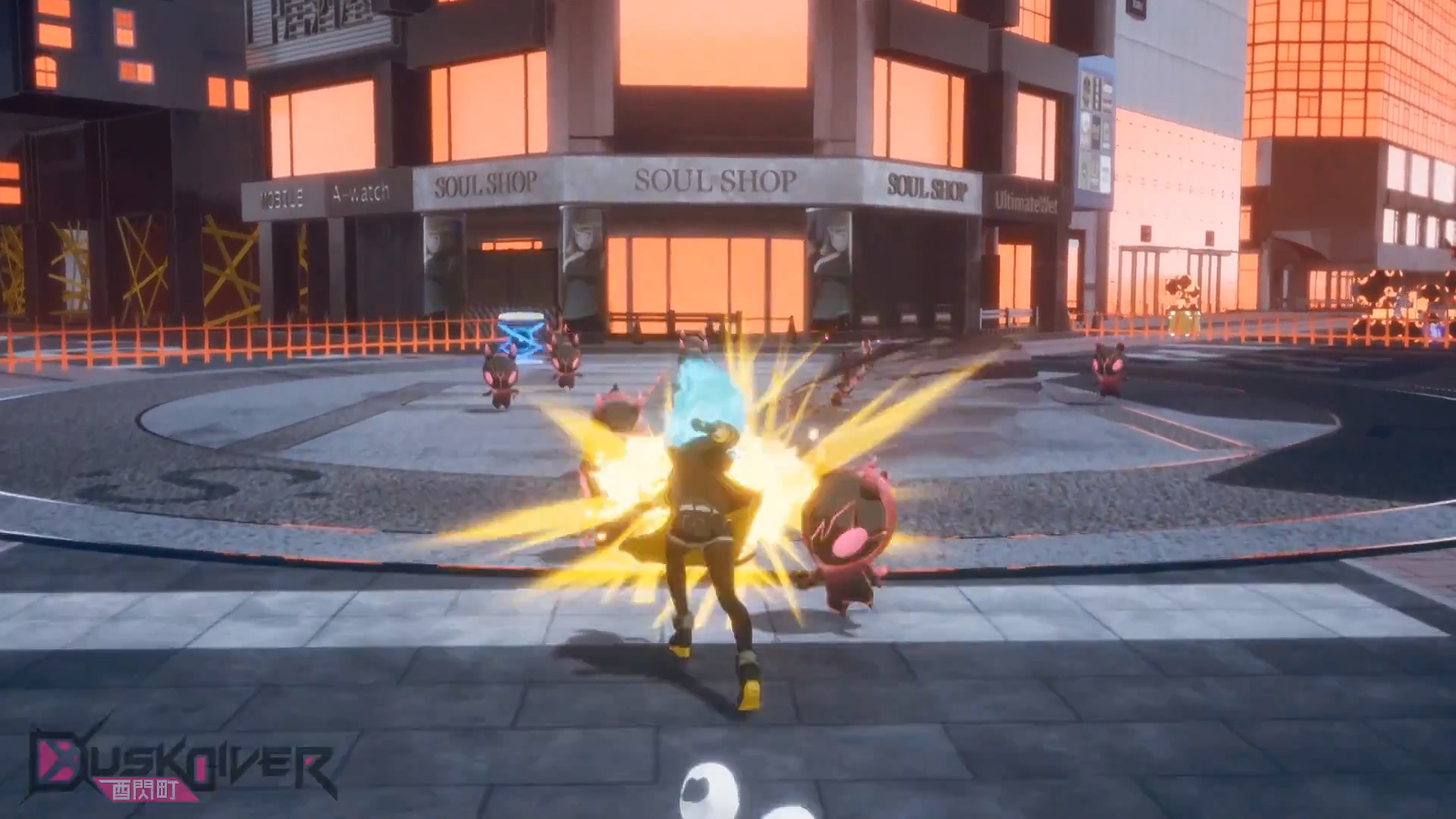 台湾动作游戏《酉闪町Dusk Diver》发布首个实机视频