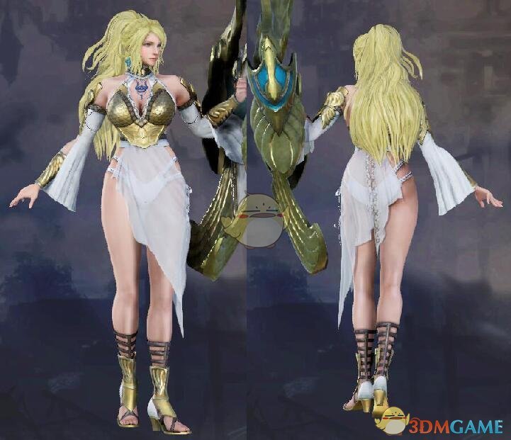 《无双大蛇3》雅典娜白色诱惑服装MOD