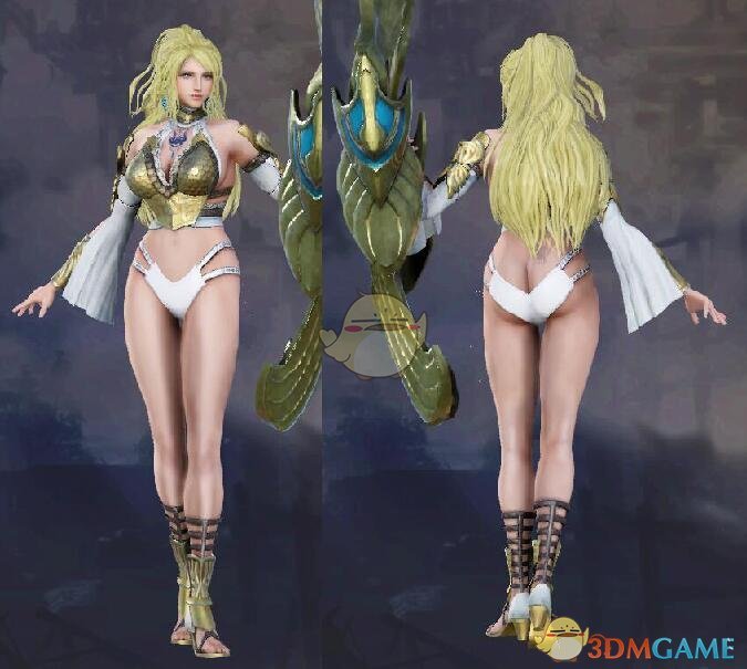 《无双大蛇3》雅典娜白色诱惑服装MOD