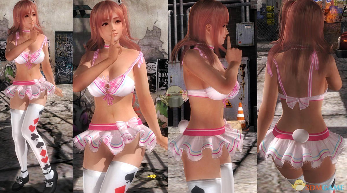 《死或生5：最后一战》Honoka粉色性感内衣超短裙MOD