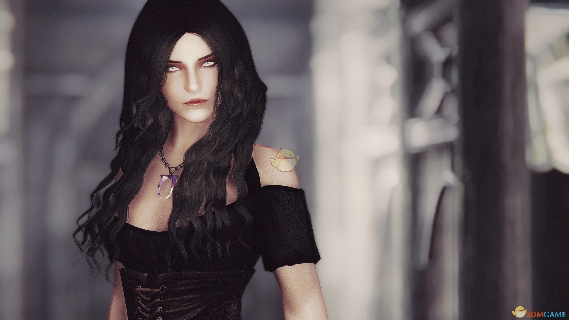 《上古卷轴5：天际》Mary美丽女性亡灵法师随从MOD