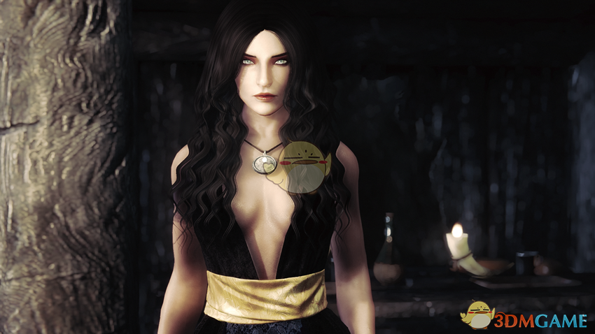 《上古卷轴5：天际》Mary美丽女性亡灵法师随从MOD