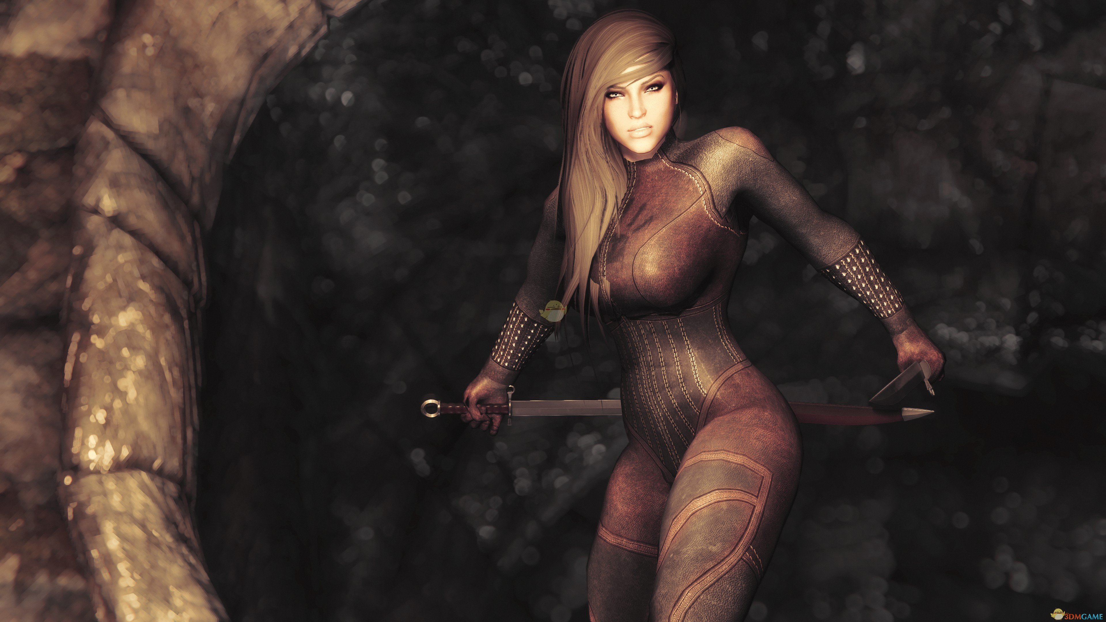 《上古卷轴5：天际》Heather性感女性独立随从MOD