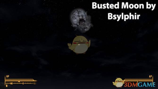 《辐射4》被核战摧毁的月亮MOD