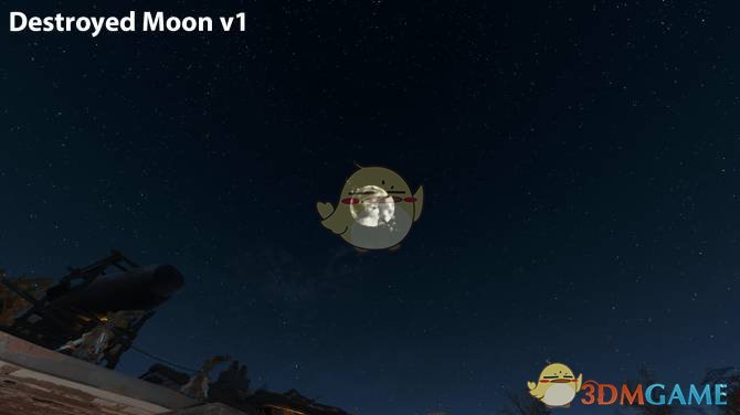 《辐射4》被核战摧毁的月亮MOD