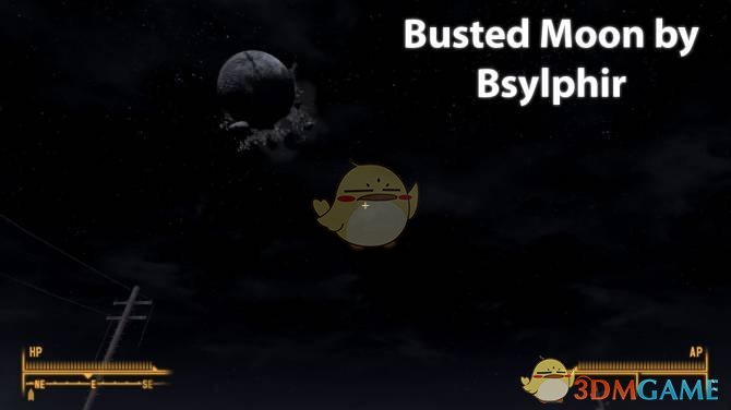 《辐射4》被核战摧毁的月亮MOD