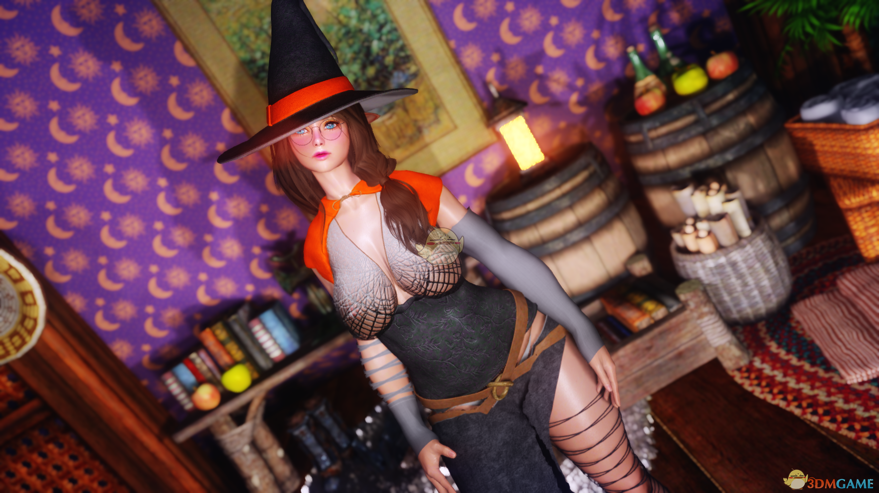 《上古卷轴5：天际》Lady Willow可爱女巫随从MOD