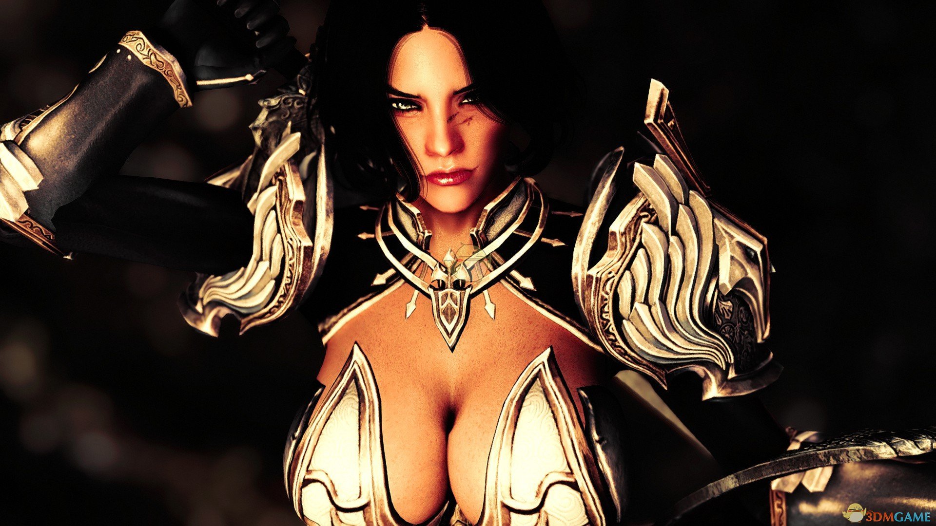 《上古卷轴5：天际》Dacia Persius短发性感大胸女性随从MOD