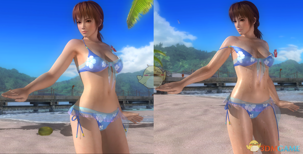 《死或生5：最后一战》Kasumi性感蓝色可掉落泳装MOD