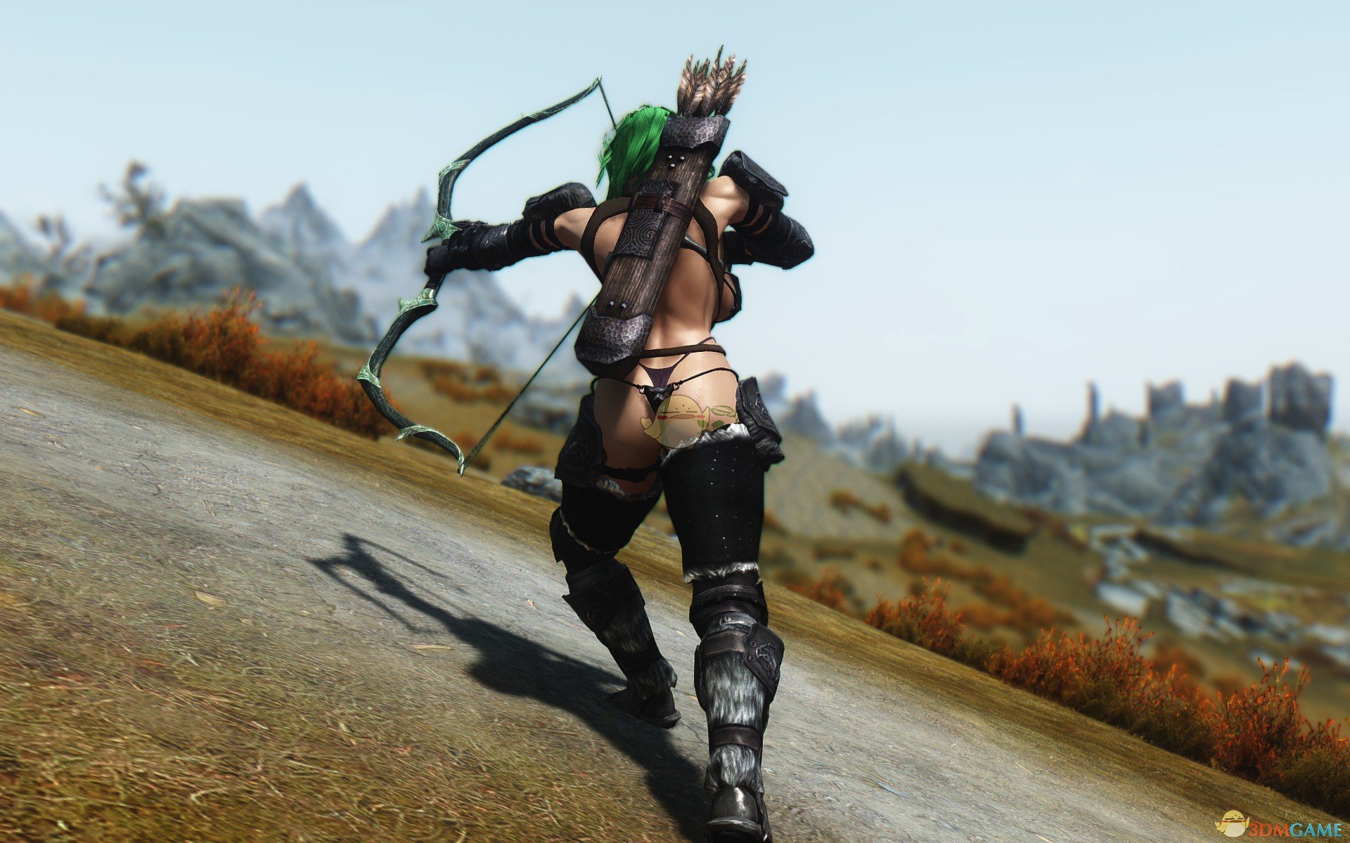 《上古卷轴5：天际》祖母绿性感女性随从MOD