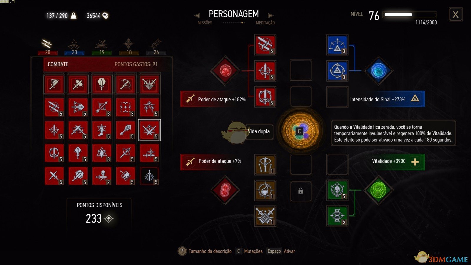 《巫师3：狂猎》突变技能槽全开MOD