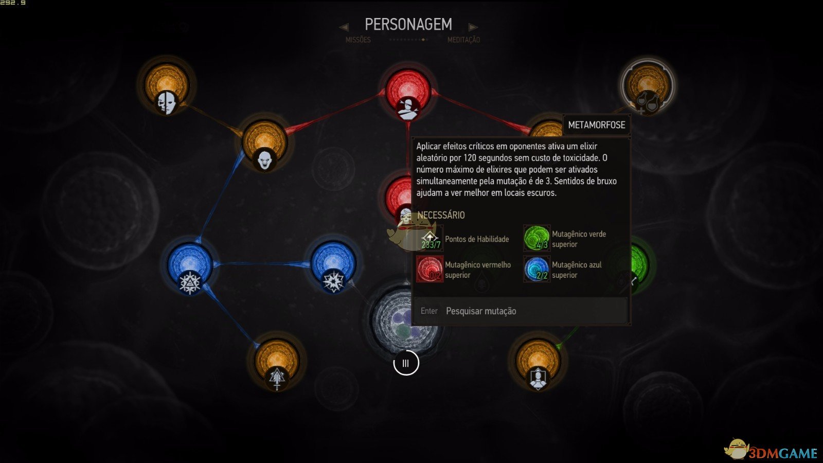 《巫师3：狂猎》突变技能槽全开MOD