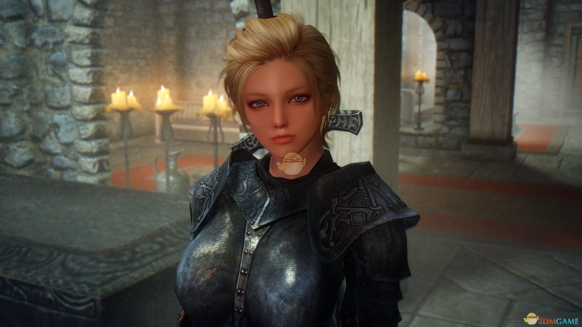 《上古卷轴5：天际》Brida短发美丽女性战士随从MOD